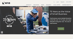 Desktop Screenshot of nfib.com